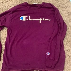 purple champion long sleeve